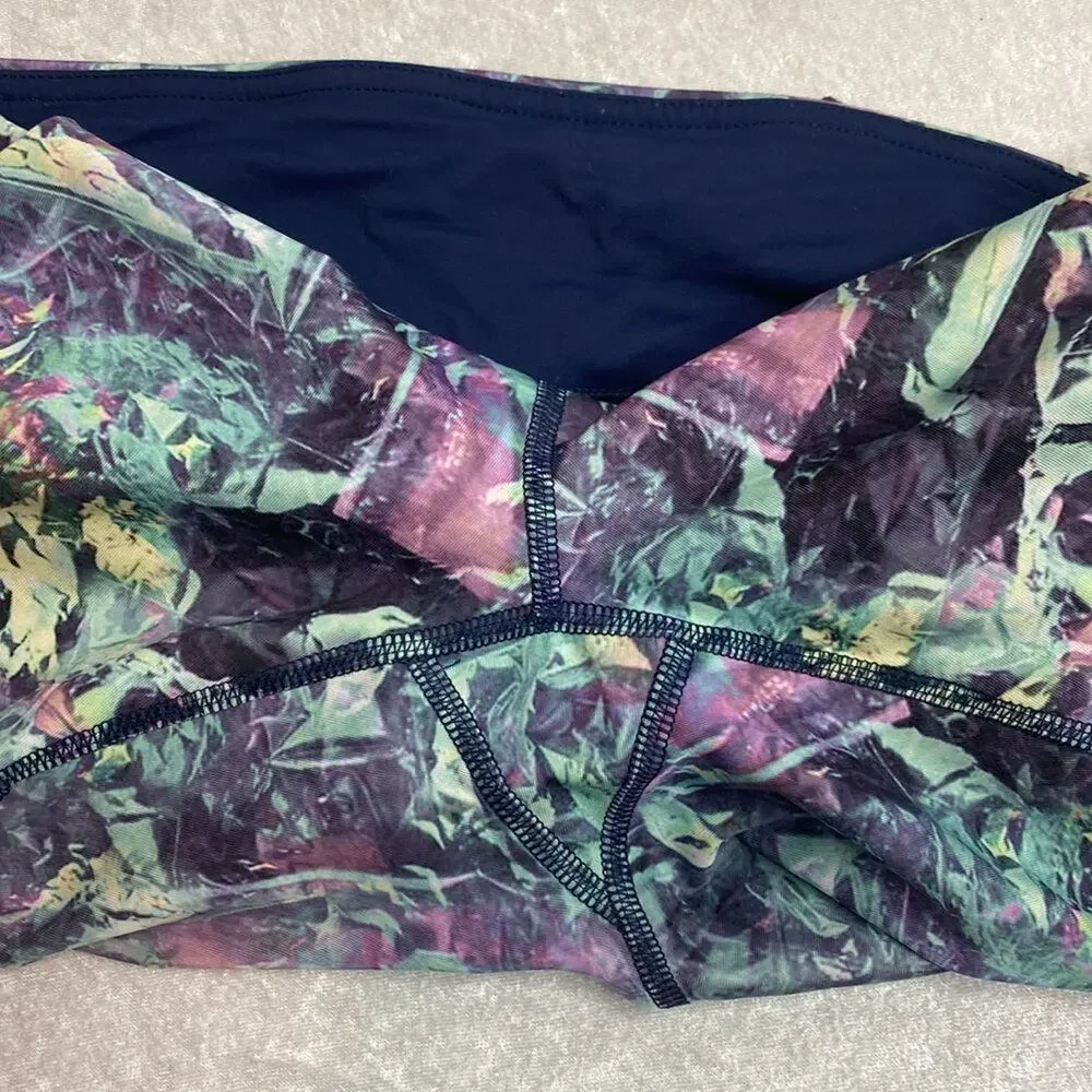 Lululemon Special Edition Cropped II legging Run Inspire Iridescent SZ 6